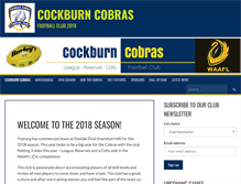 Tablet Screenshot of cockburncobras.com